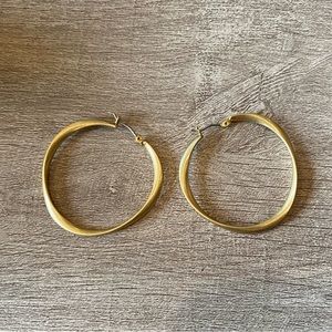 Lia Sophia Twix Gold Tone Earrings